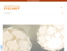 Tablet Screenshot of metropolitaneyecare.com